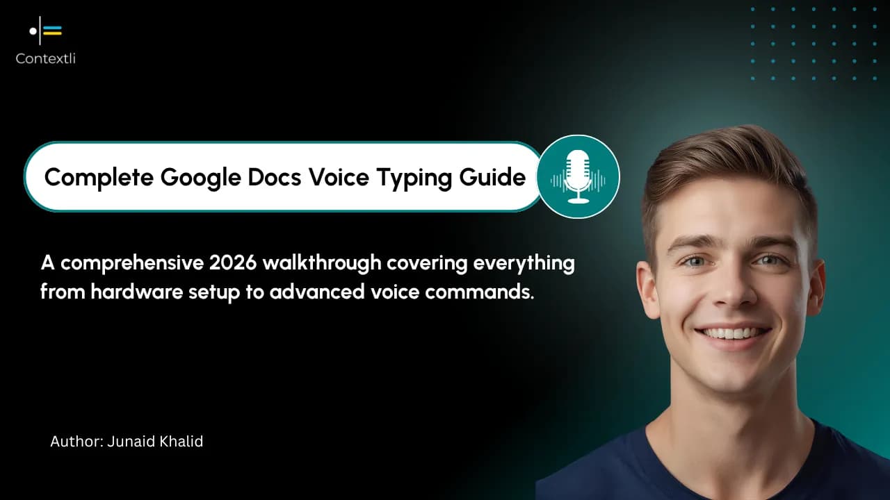 Google Docs Voice Typing Like a Pro: 2026 Guide for Professionals