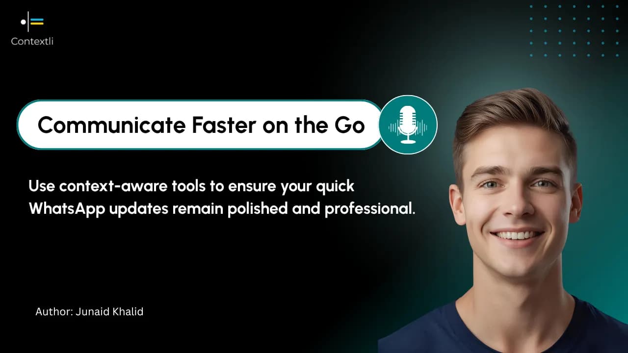 WhatsApp Dictation: A Professional's Voice-to-Text Guide